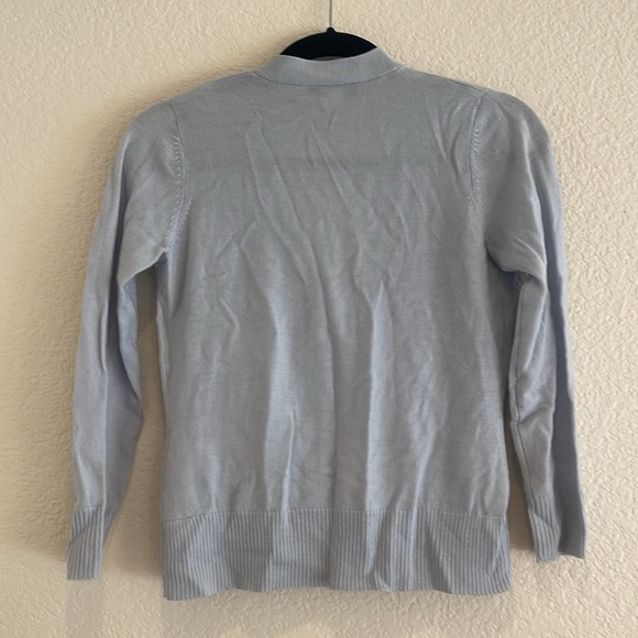 Susana Monaco Light Blue Wool Cardigan Sweater - Picture 2 of 4